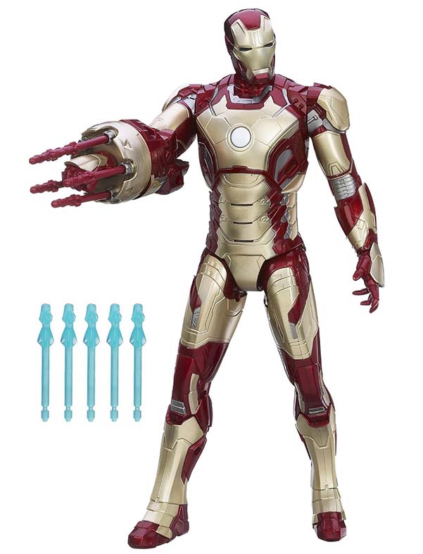 Marvel Iron Man 3 with motorized missile launcher
