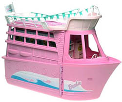 barbie jet and cruise ship