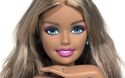 Barbie Primp and Polish Styling Head