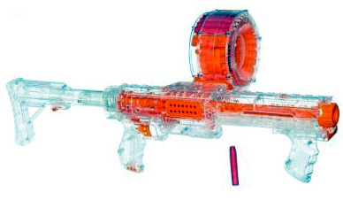 Nerf Clear Raider CS-35 with Red Darts
