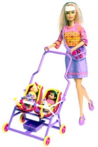 Stroll and Play Barbie and Baby Krissy